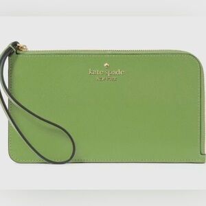 Kate Spade Lime Green Wristlet Clutch